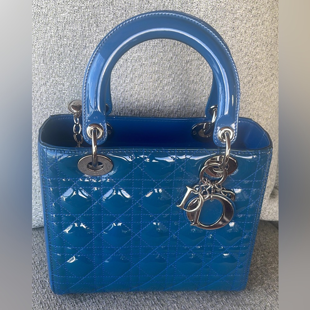 Medium Blue Lady Dior Bag